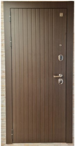 Входная дверь металлическая СДВ9/ СИМФОНИЯ  (Белый матовый)  -860 L 907517