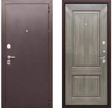 Дверь металлическая ТАЙГА 9 см Серый Клен (960L) 910135