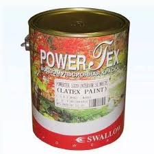 Водоэмульсионная краска Power Tex универсальная 4л 49694