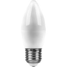 Лампа светодиодная LB-970 матовая 13W 230V E27 4000K свеча СТ29119