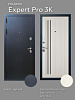 Дверь металлическая Expert Pro 3К 960 левая Беленый дуб 930348 в интернет-магазине ТК &quot;Новый уровень&quot;