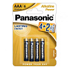 Батарейка Panasonic Alkaline LR03 6BP 4+2 40972 в интернет-магазине ТК &quot;Новый уровень&quot;