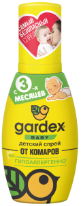 Gardex Baby Детский спрей от комаров 75 мл 4107 Х90741