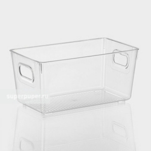 Контейнер для холодильника RICCO, 23.5×13×11 см, цвет прозрачный (7365527) 1047433