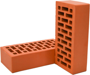 Кирпич облицовочный пустотелый М-150 красный (65*120*250 мм) 480шт/под (вес 2,7кг) 183923