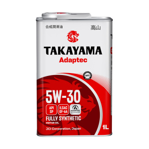 Масло моторное TAKAYAMA  Adaptec 5W30 GF-6A SP (Бенз/Синт) 4л. 6056131