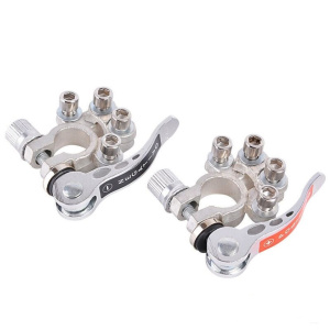 Клемма АКБ "быстросъёмная" универсальная (белая)(к-т, 2шт) 12000610