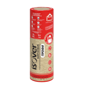 Изовер "Профи-Твин" (для всего дома) B0.61м/L4.1м/s100мм (5м2/0,5м3/2шт/уп...) 799037