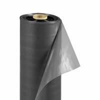 Плёнка полиэтиленовая чёрная 100 мкр ширина 1,5м двойная в рулоне 25м/ 50м 05829  черная 25метров