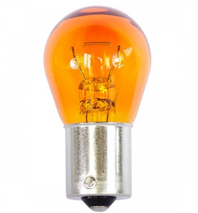 Лампа цоколь  "Avantech" (оранжевая ) 12v21w P21W AIB4570A