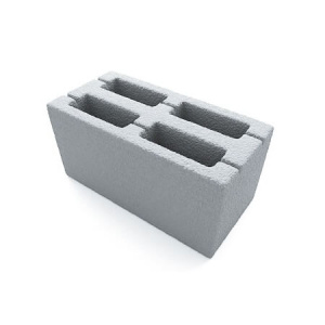 Шлакоблок стеновой щелевой М-100 (188*190*390 мм.) РАСПРОДАЖА П102962