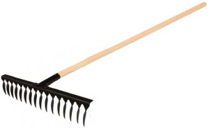 Грабли 420*1300 мм 16 зуб. витые с черенком (61763) 867334