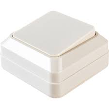 Выключатель Универсал Олимп одноклавишный о/у 10А 220В бежевый Б-О0021 43206