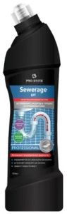 Усиленный гель для прочистки труб 0,75л Pro-Brite Sewerage gel 974946