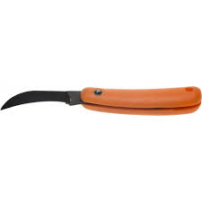 Нож для садовых работ, складной с пластмассовой ручкой (0970) 55962