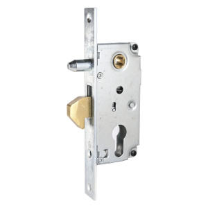 Замок врезной для откатных ворот, БУЛАТ ЗВ4-1К.30.72.22.04, под ц/м, хром 38042