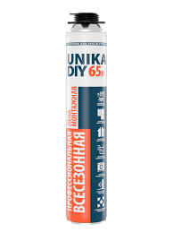 Пена монтажная профессиональная всесезонная UNIKA DIY PROFI 65л 1061897