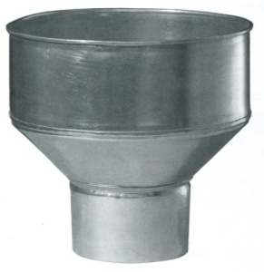 Воронка оцинкованная D 115 мм 10724