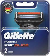 GILLETTE FUSION PROGLIDE сменные касеты для бритья 2шт (5897) Х854716