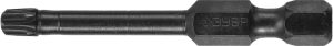 Биты ЗУБР "ПРОФИ" TORX, тип хвостовика E 1/4", T30, 50мм, 2шт (26025-30-50) 775147