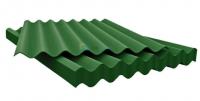 Шифер 7 волн B0,98м/L1,73м/s5,8мм Зеленый-темно\зеленый РАСПРОДАЖА  782798