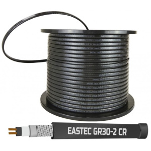 Греющий кабель с УФ защитой EASTEC GR 30-2 CR, M=30W 43402