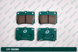 А4-6 Дисковые тормозные колодки GP-06086 PF-3391 (G-brake)