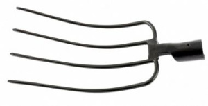 Вилы 4-х рогие, сенные 205*305мм с деревяным черенком (638362) 040267