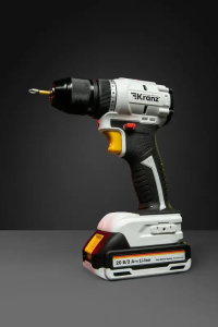 Дрель-шуруповерт бесщеточная аккум. Li-lon, 20B, 55Нм, 2акк*2Ач KR-PT-055