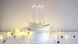 Свечи для торта 10,5 см. зол./сер. 40556 Х44515