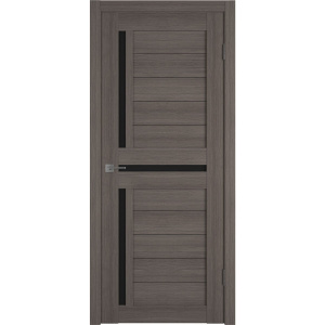 Дверное полотно Atum Х16 600х2000 Grey Black gloss 927782