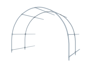 Вставка для теплицы Ясна ЗМЦ стандартная оцин. 3*2*2,1м 820458