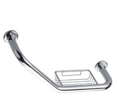 Поручень для ванной комнаты с мыльницей 480мм F1719 СТ024649