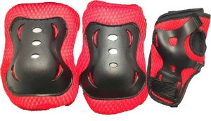 Защита для роликов (чёрный красный) РАСПРОДАЖА СП62522