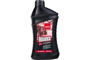 Масло 4Т  п/синтетика AEG Advance SAE 10W40 API SJ/CF 1л 30645
