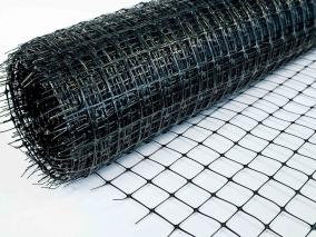 Сетка для бетонных стяжек чёрная С-4,  Н-2м 50м/рул 02088