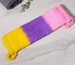 Мочалка для тела  с ручками  крупная петля 40см Х659997