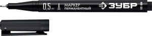 Перманентный маркер 0.5 мм ЗУБР МП-50 черный 06321-2 ОБ35669