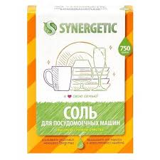 Соль для посудомоечных машин 750гр Synergetic Х29737