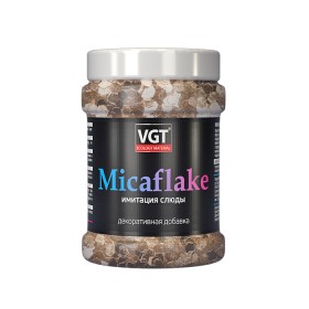 Декоративная добавка Micaflake (имитация слюды) цвет серебристо-белый 2000мкм, 0.09кг 02524