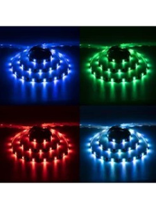 Комплект светодиодной ленты Luazon Lighting 5 м, IP65, SMD5050, 30 LED/м, USB, пульт ДУ ОБ996368