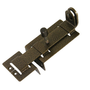 Задвижка дверная ЗД-04 бронза 57210