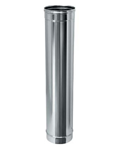 Труба для дымохода нерж. FERRUM D115мм/s0,5мм/L1,0м 813672