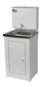 Умывальник дачный ЛЮКС, без подогрева. нержавеющая мойка (белый)  665196