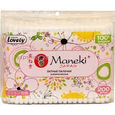 Палочки ватные "Maneki" серия Lovely 200 шт. в упак. СВ920/21 Х142500