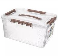 Ящик для хранения "GRAND BOX" 15,3л, 39х29х18см, цв.коричневый 067462