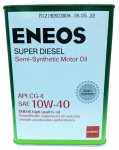 Моторное масло Eneos Super Diesel CG-4 10W40 полусинтетика 1л 021551