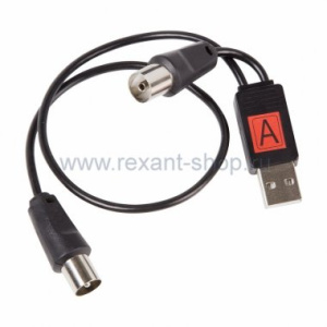 Усилитель ТВ сигнала с питанием от USB, RX-450 REXANT 1034556