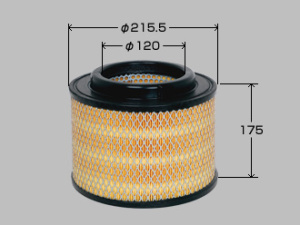 Воздушный фильтр BRA-0568 BRONCO (A-1028)
