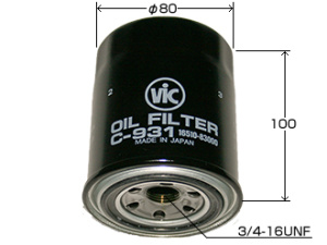 Масляный фильтр C-931 VIC